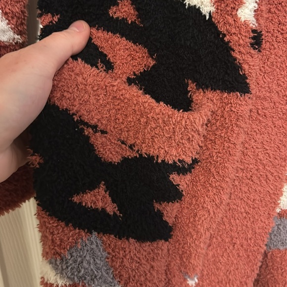 Rust Aztec Cardigan - Picture 4 of 5